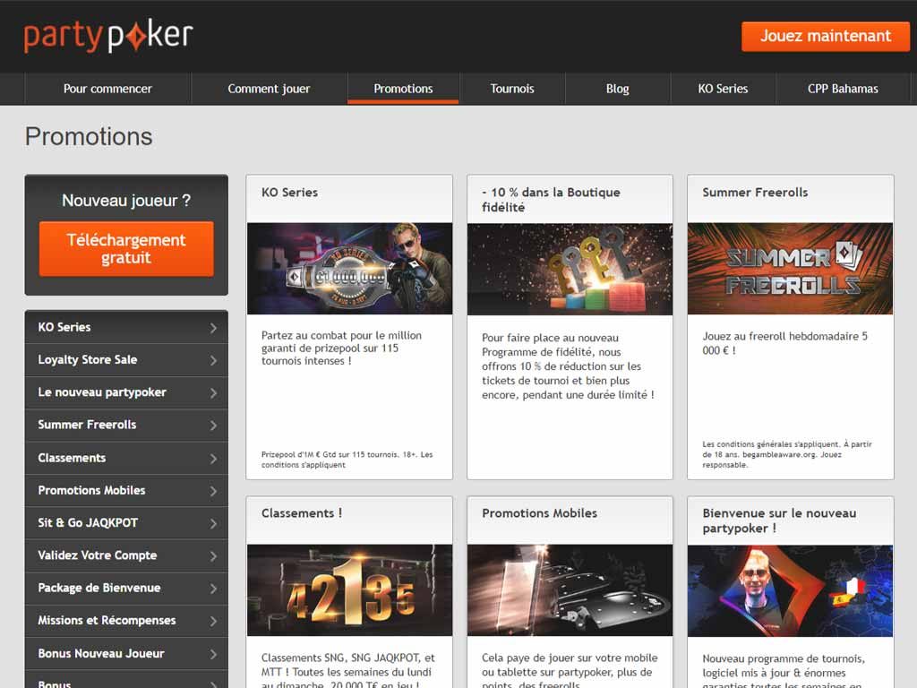PartyPoker Promotions